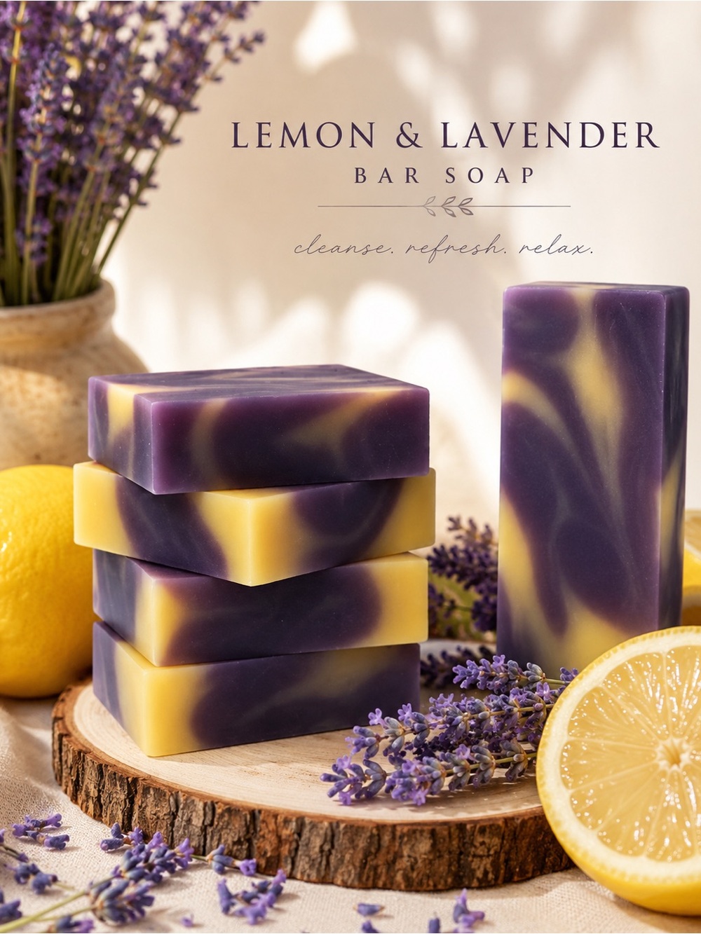Lemon Lavender Bar Soap quantity 1